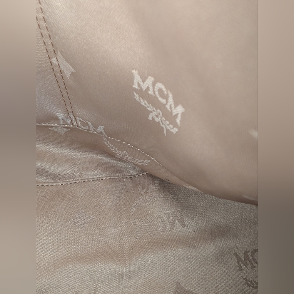 MCM Distressed Leather Shoulder Bag - Picture 12 of 16